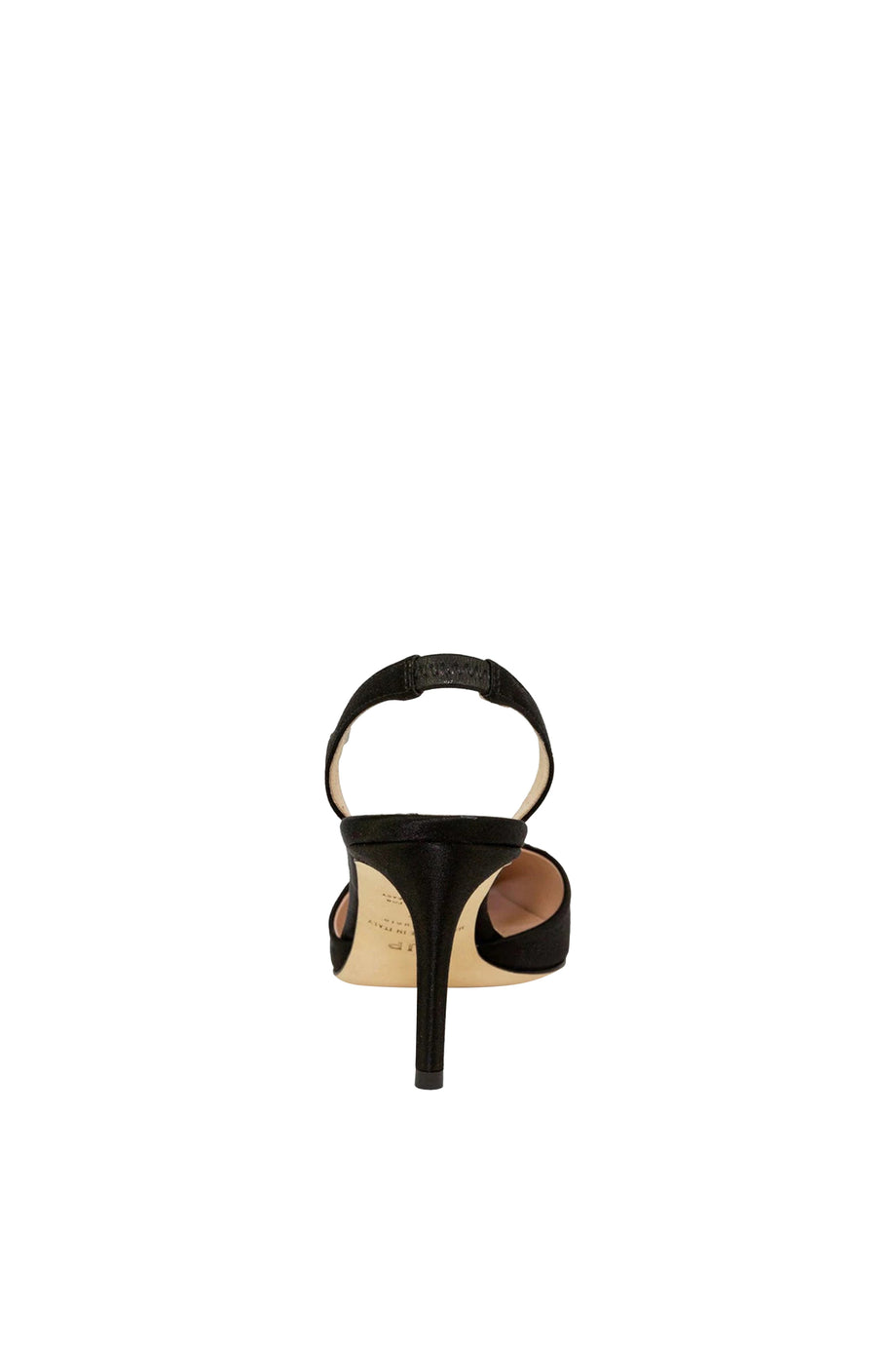 Şık Siyah Edith Slingback Sandalet
