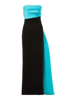 Kinsley Maxi Elbise - Turkuaz