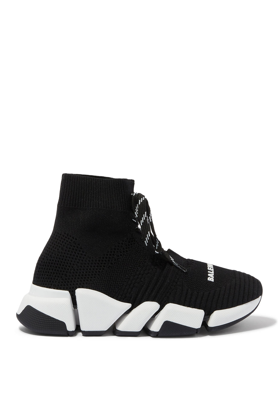 Balenciaga Speed 2.0 Bağcıklı Geri Dönüşümlü Triko Spor Ayakkabı