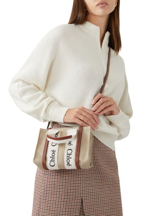 Woody Mini Tote Çanta