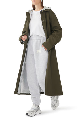 Logo Baskılı Sweatpant - Gri Renkli