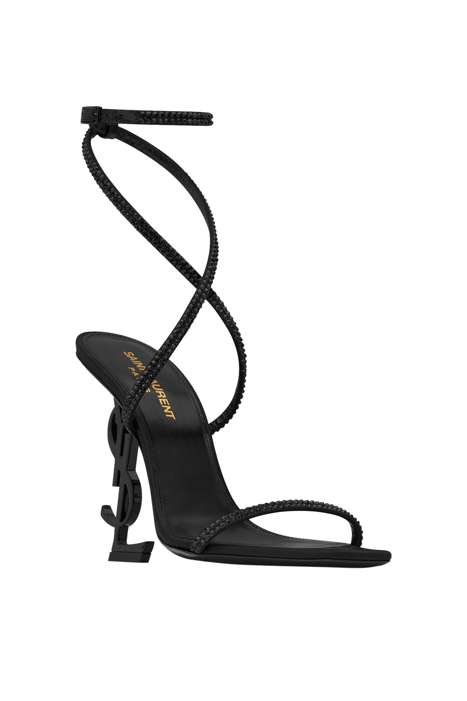 Yıldız Tasarım Rhinestone Detaylı Krepe Saten Sandalet