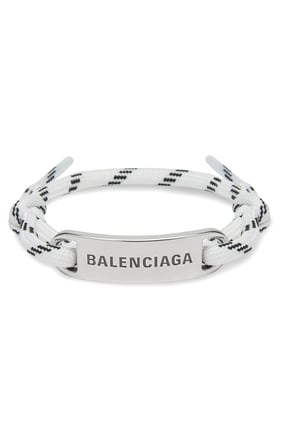 Balenciaga Logo Plaka Bilezik