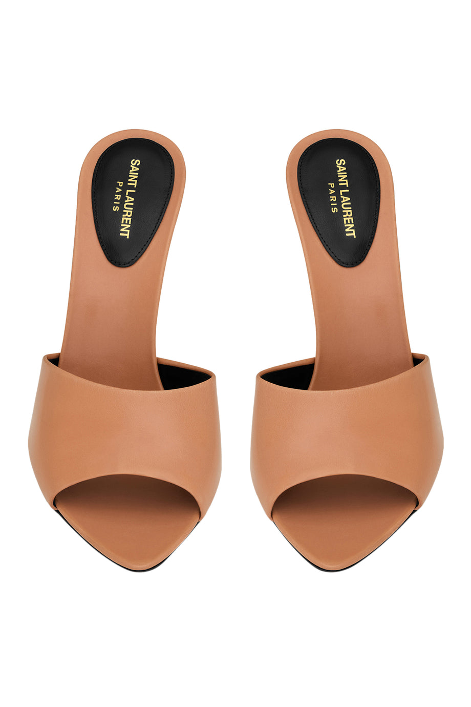 Saint Laurent Deri Mules - Şık ve Modern Tasarım