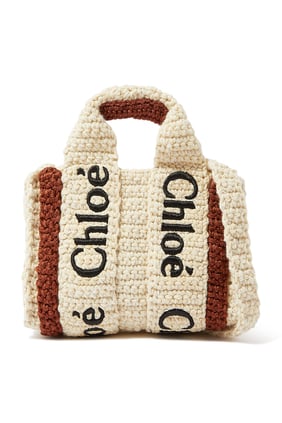 Woody Nano Örgü Tote Çanta