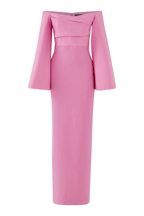 Eliana Maxi Elbise - Pembe