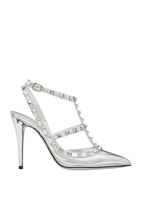 Valentino Garavani Rockstud 100 Deri Topuklu Ayakkabı