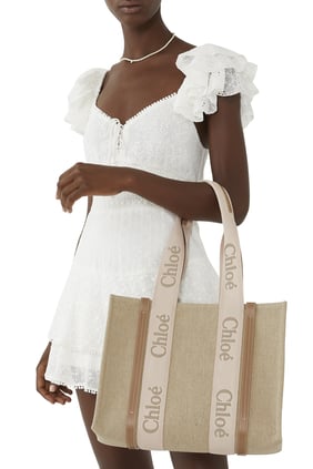 Chloé Woody Orta Boy Tote Çanta