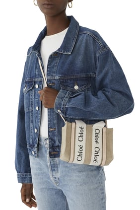 Woody Mini Tote Çantası