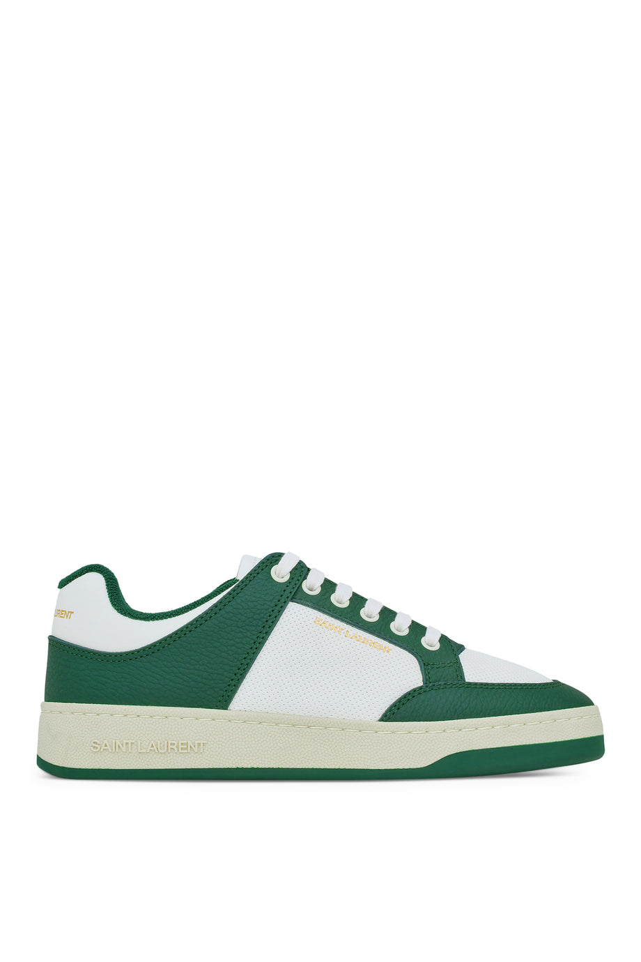 Saint Laurent SL/61 Düşük Tabanlı Deri Spor Ayakkabılar