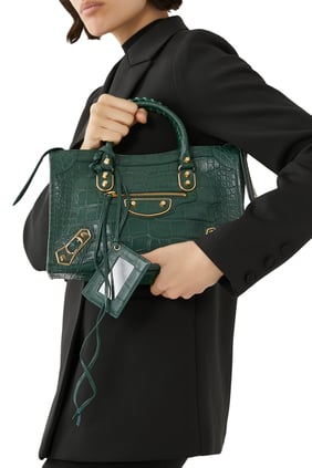 Metalik Kenar Küçük Şehir Çantası