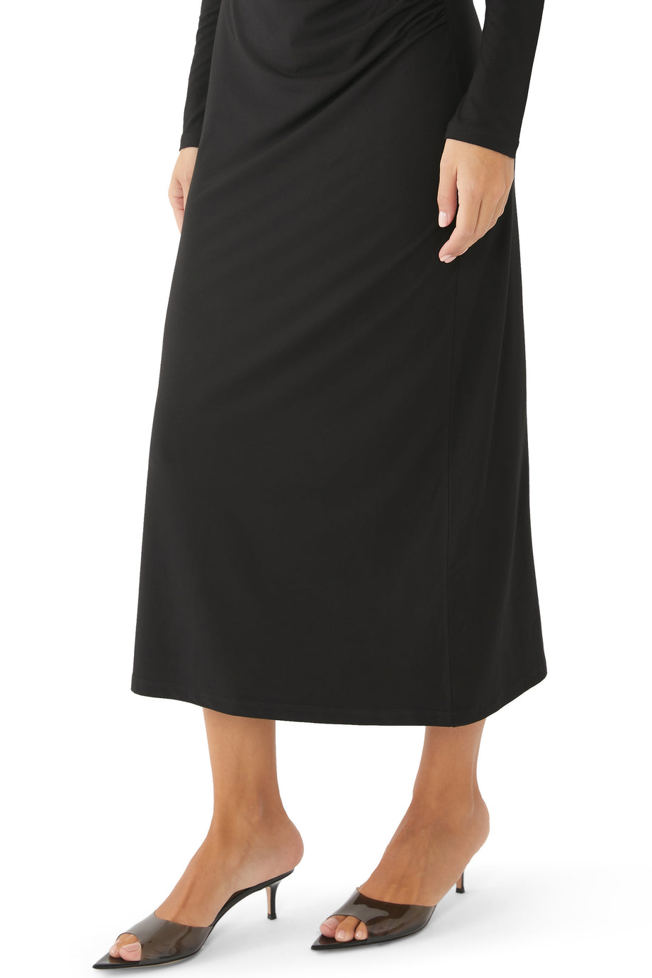 Elle 55 Plexi Mules - Siyah