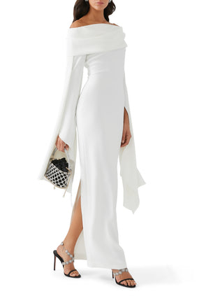 Arden Maxi Elbise - Krem