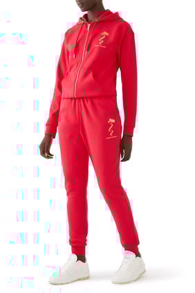 Çin Yeni Yılı Kırmızı Sweatshirt