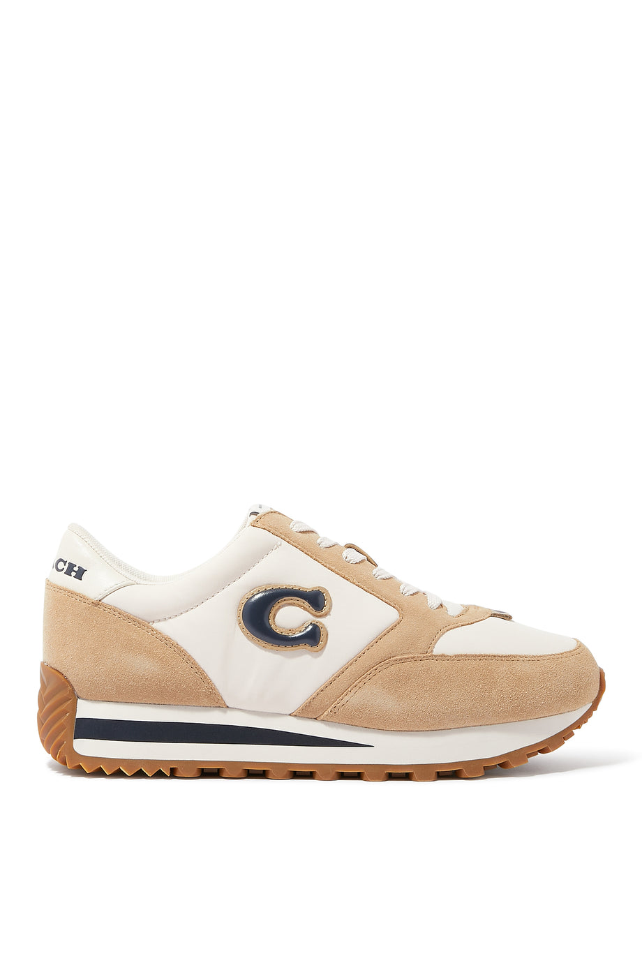 Koşu Deri Sneaker - BEYAZ
