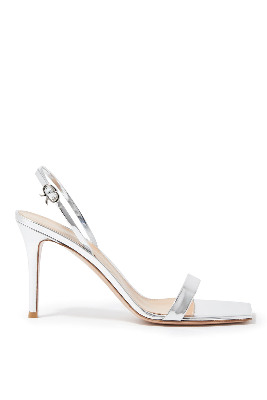 Gianvito Rossi 85mm Stiletto Sandalet - Gümüş