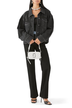 İnci Detaylı Marc Jacobs Snapshot Çantası