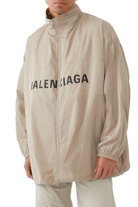 Balenciaga Logo Fermuarlı Ceket