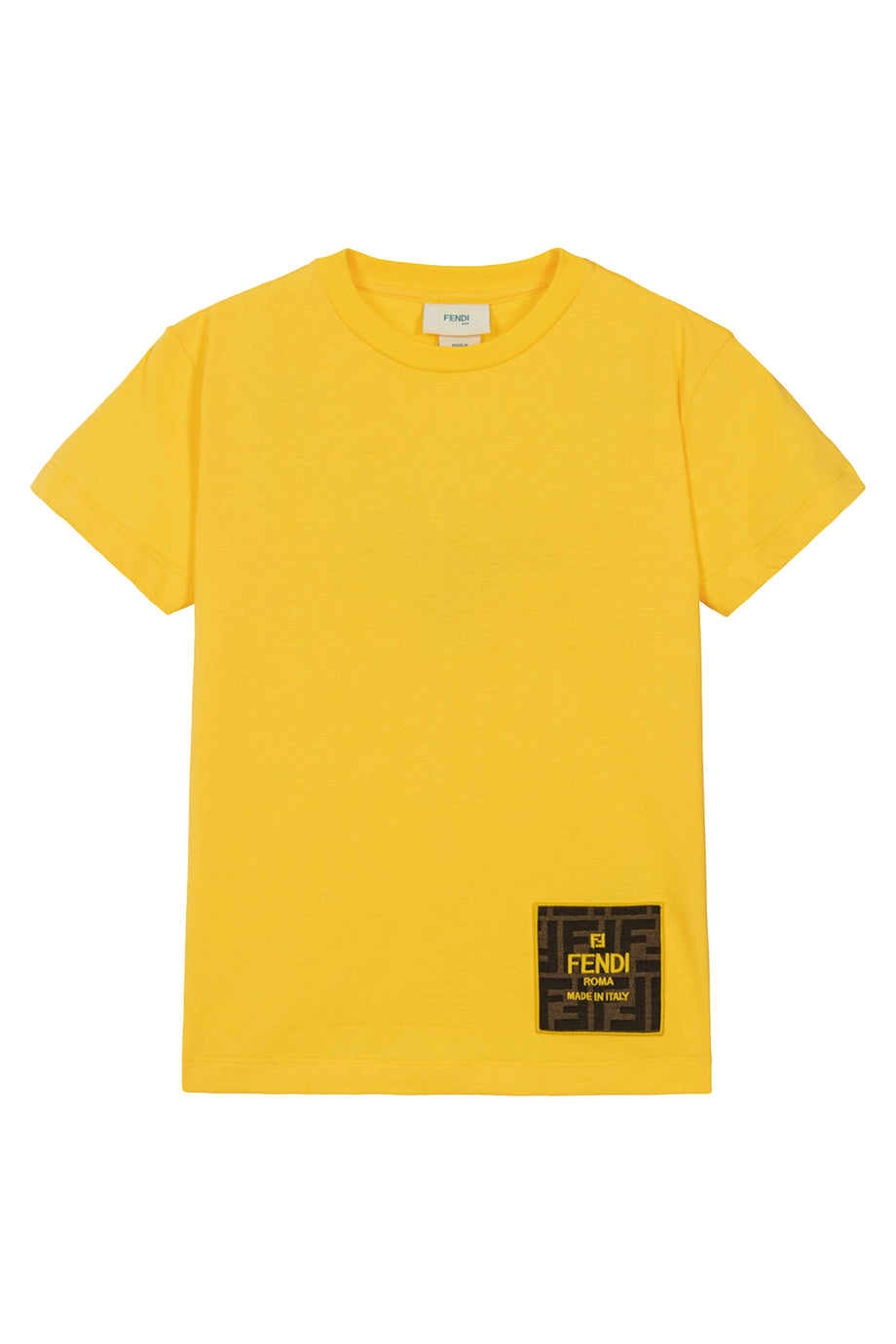 Çocuklar için Logo Kabartmalı Pamuklu T-Shirt