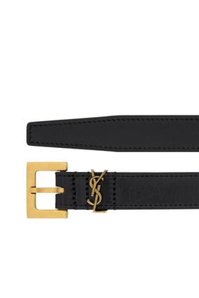 Saint Laurent Cassandre İnce Kemer