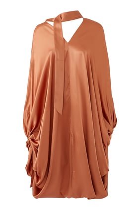 Mini Azores Saten Kaftan