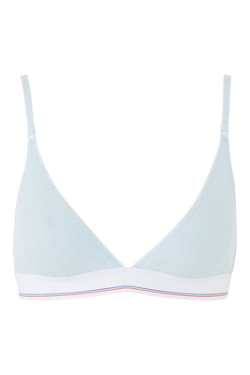 Üçgen Bodywear Bralette - Açık Mavi