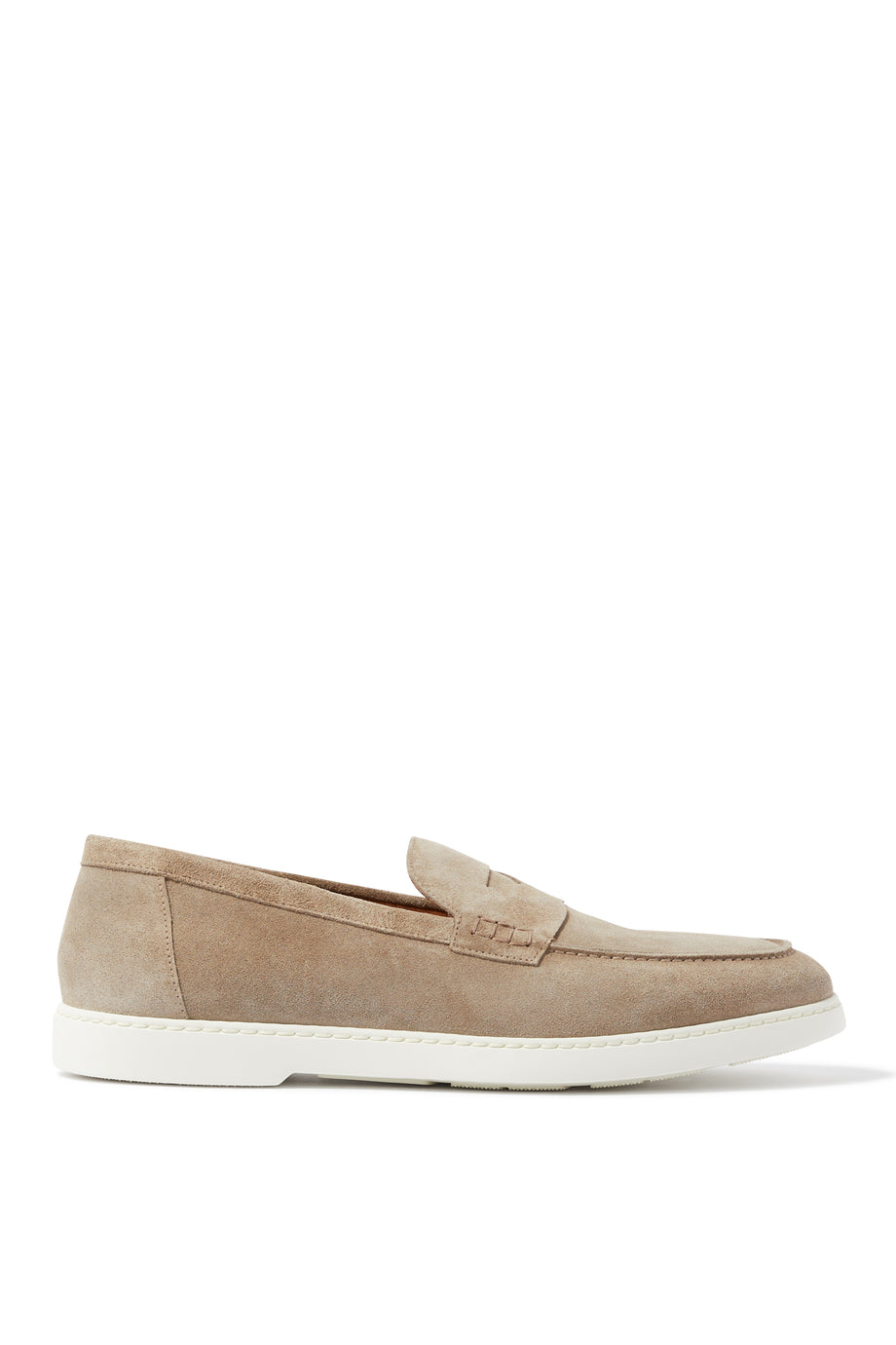 Bej Süet Loafer Ayakkabı