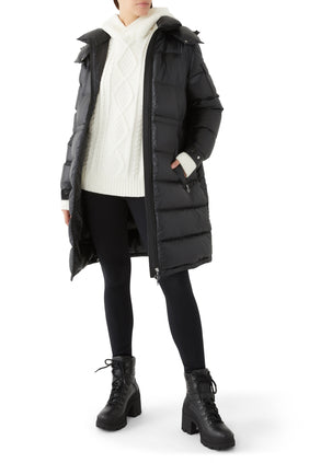 Meillon Aşağı Parka - Siyah