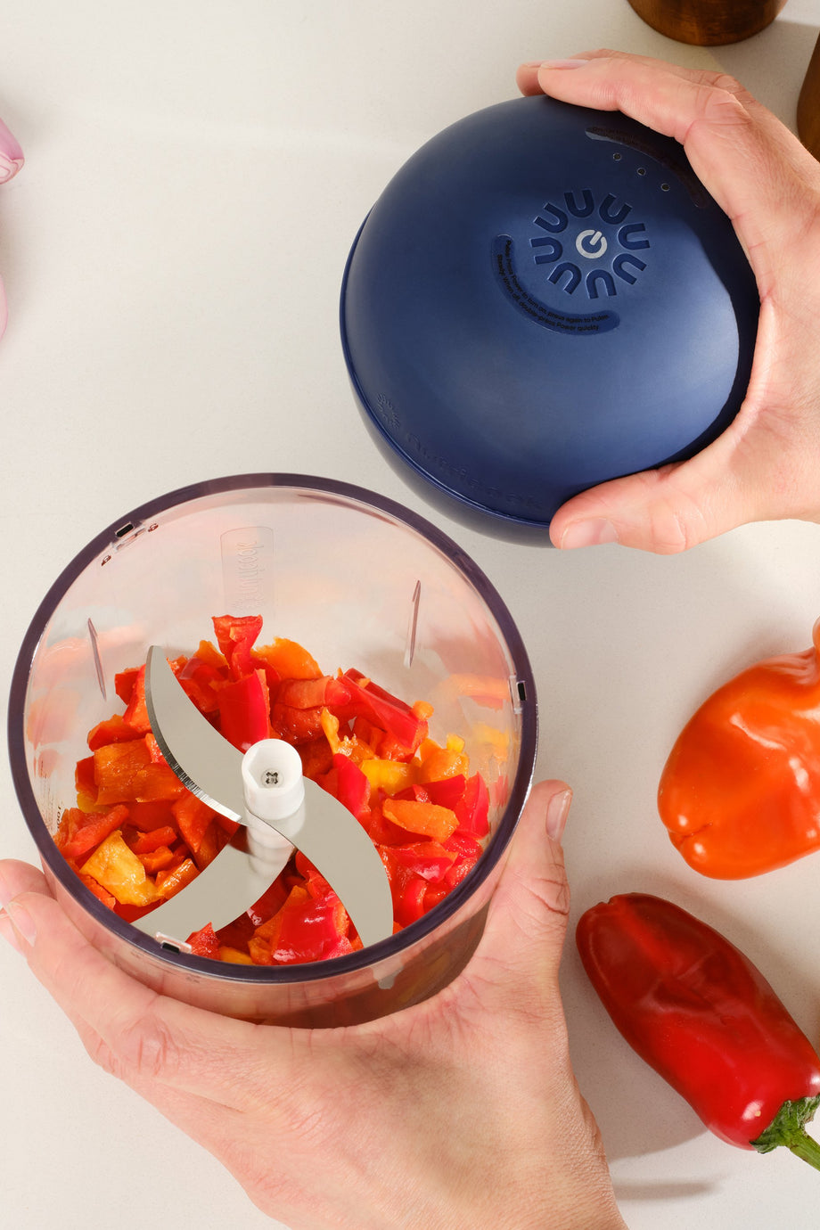 Choppi Şarjlı ve Kablosuz Doğrayıcı 500ml Kapasiteli, BPA İçermeyen