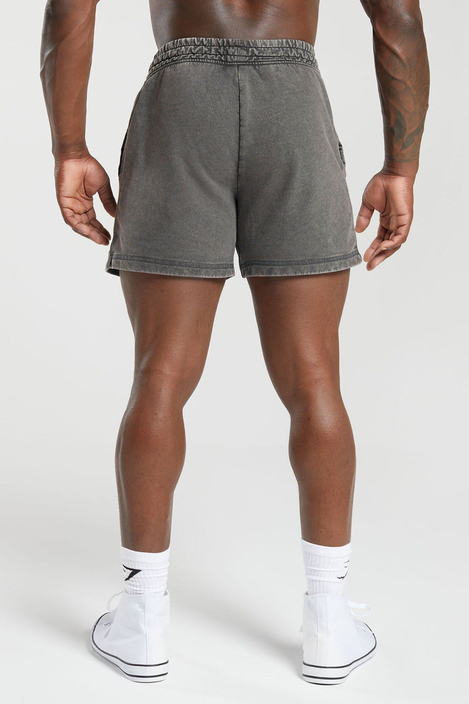 Heritage 5" Oversized Şort, Yüksek Kaliteli Kumaş ve Esnek Panel ile Erkek Şortu