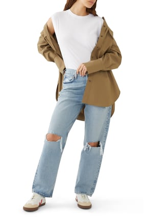 90'lar Tarzı Şık Jean Pantolon