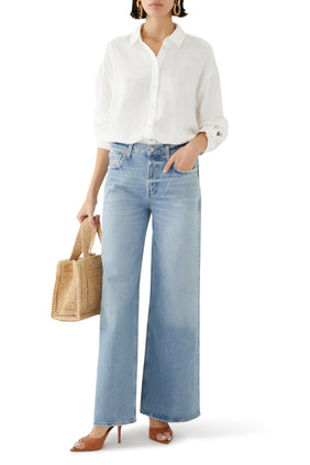 Loli Orta Bel Denim Pantolon