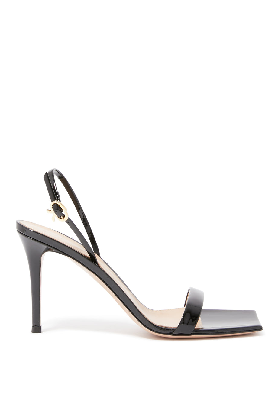 Şık Ribbon 85 Stiletto Sandalet - Siyah