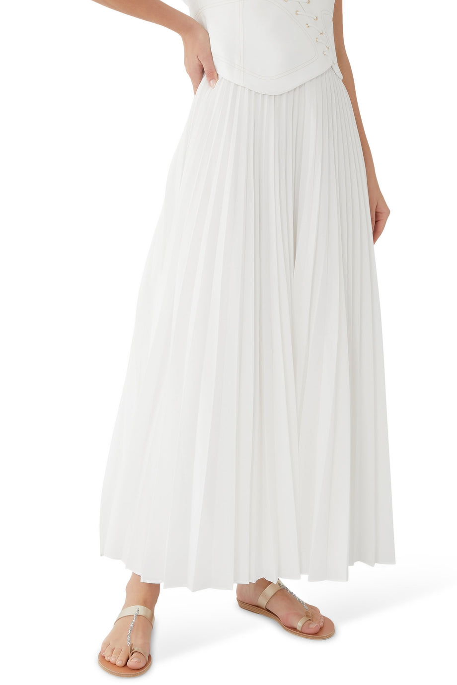 Iris Parlak Taşlı ve Metalik Düz Ayakkabılar