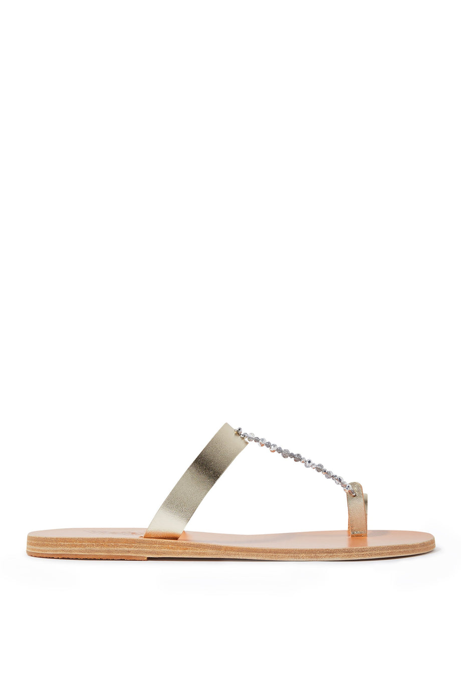 Iris Parlak Taşlı ve Metalik Düz Ayakkabılar