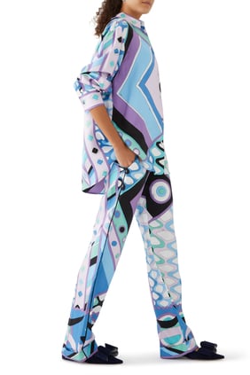 Vivara-Print Pantolon - Şık ve Rahat Moda Parçası