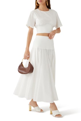 Adair Kısa Kol Crop Top