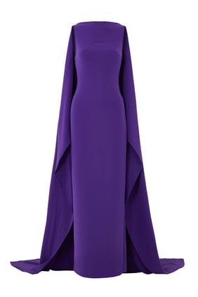 Kaila Maxi Elbise - Mor