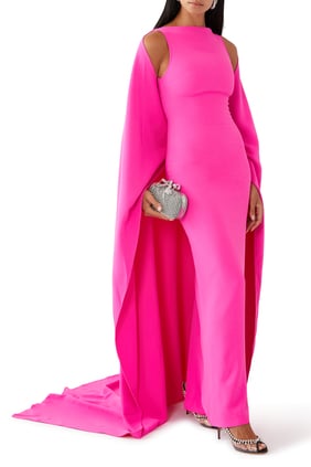 Kaila Uzun Elbise - Pembe