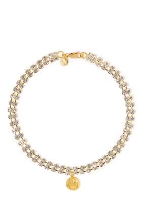 Sussudio Mini Choker - 24 Ayar Altın Kaplama, Swarovski Kristalleri