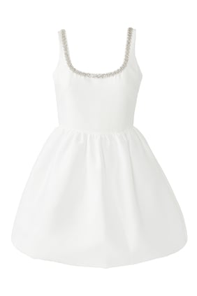 Işıltılı Taffeta Mini Elbise