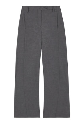 Büyük Bacaklı Siyah Pantolon - Retro Tarzı