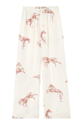 Ipek Yüksek Bel Geniş Paça Pantolon