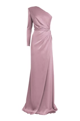 Bir Kol Detaylı Şık Elbise