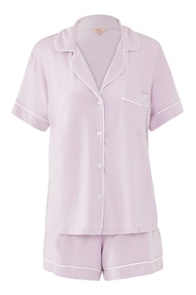 Gisele Kısa Pijama Takımı - Mor