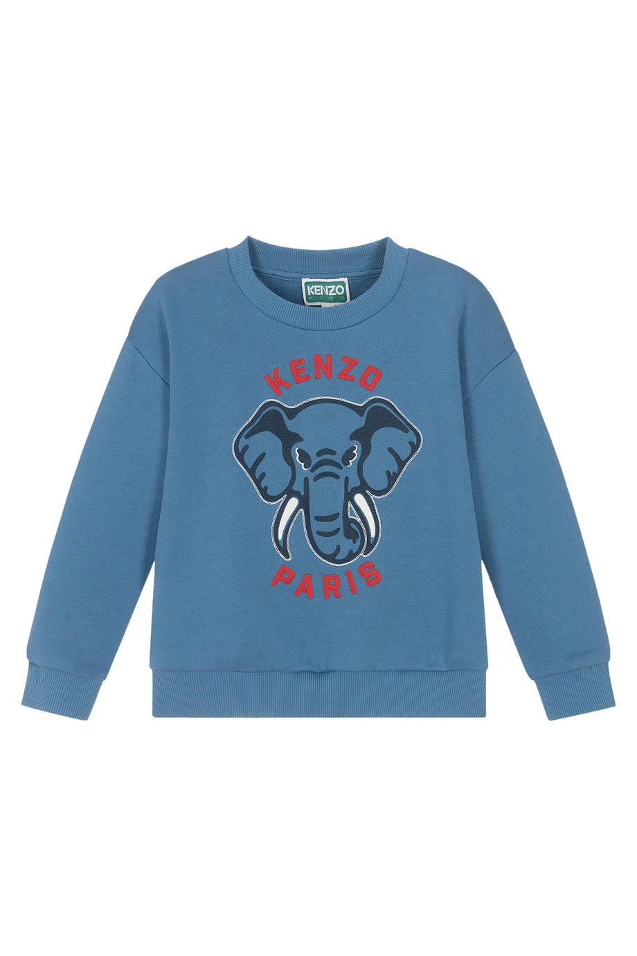 Çocuk Fil Varsity Orman Sweatshirt - Renkli