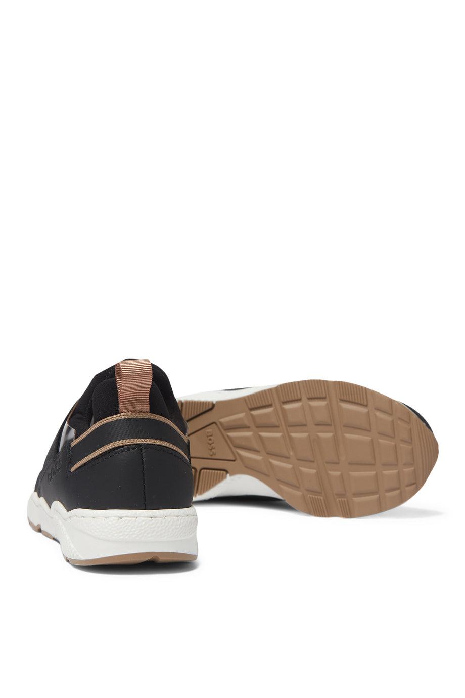 Çocuk Logolu Kaydırma Sneaker - Siyah