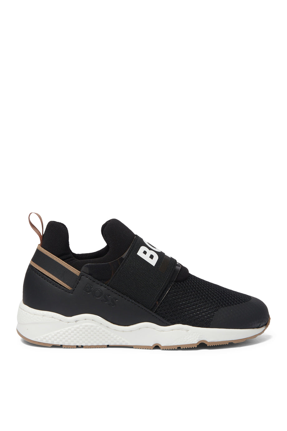 Çocuk Logolu Kaydırma Sneaker - Siyah