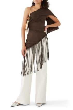 Bodil Makrome Tek Omuzlu Bluz