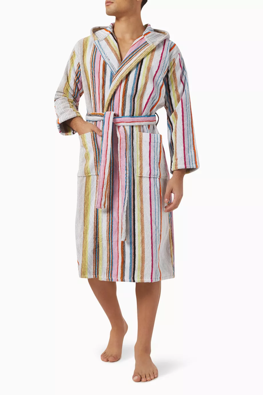 Moonshadow Kapüşonlu Bornoz, Pamuklu, Lüks & Rahat